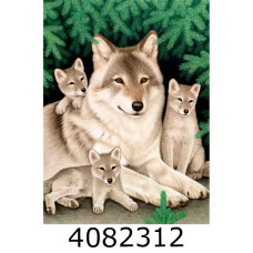 Алмазна мозаїка 40*50 тварини 