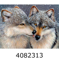 Алмазна мозаїка 40*50 тварини 