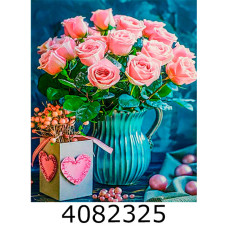 Алмазна мозаїка 40*50 квіти 