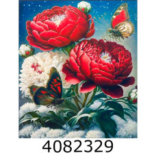 Алмазна мозаїка 40*50 квіти 