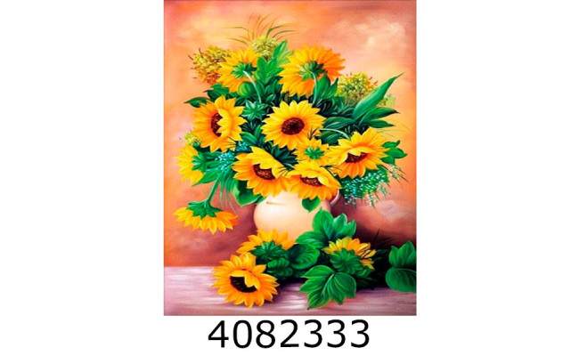 Алмазна мозаїка 40*50 квіти 