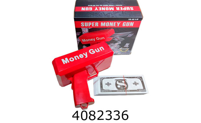 Пістолет стріляє грошима в коробці 19*17*8см 2018-1