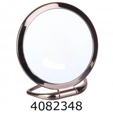 Дзеркало на підставці хромоване кругле беж 1-182125