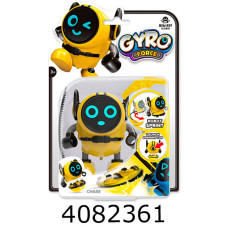 Робот на батар. дзига жовтий муз. танцює 22*6*15см BB03-01B