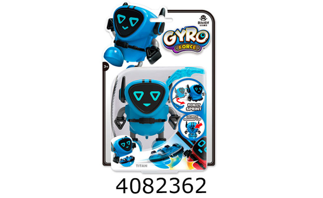 Робот на батар. дзига синій муз. танцює 22*6*15см BB03-01C