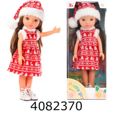 Лялька Pretty Girl в різдвяному вбрані 33см LS1301-6