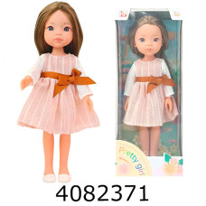 Лялька в коробці в сукні з бантом 33см LS1301-5