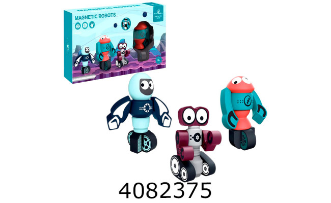 Конструктор магнітний робот 21дет. 323