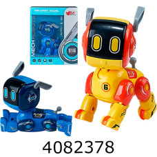 Робо-пес на батар. світло звук 16*19*8см MY66-J1209