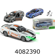 Машинка метал. інерц. COBRA світло звук 15*7*7см K175B13