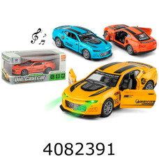 Машинка метал. інерц. HORNET світло звук 15*7*7см K175B12