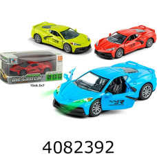 Машинка метал. інерц. Гоночна світло звук 15*7*7см K175B18