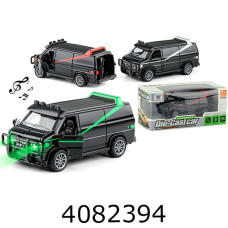 Машинка метал. інерц. Фургон А світло звук 15*7*7см K175B19