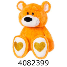 Ведмідь 45 см Андрюша помаранчевий м'яка іграшка