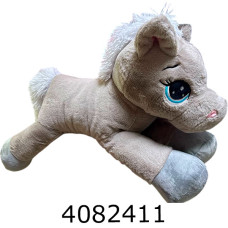 Кінь м'яка іграшка 80 см світло-сірий 80-св.-сір.