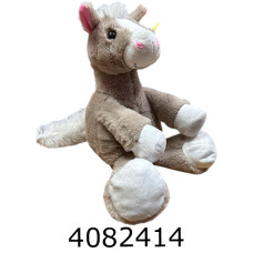 Кінь м'яка іграшка 30 см світло-сірий 30-св.-сір.