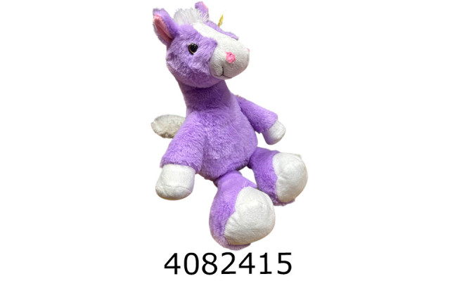 Кінь м'яка іграшка 30 см фіолетовий 30-фіол.