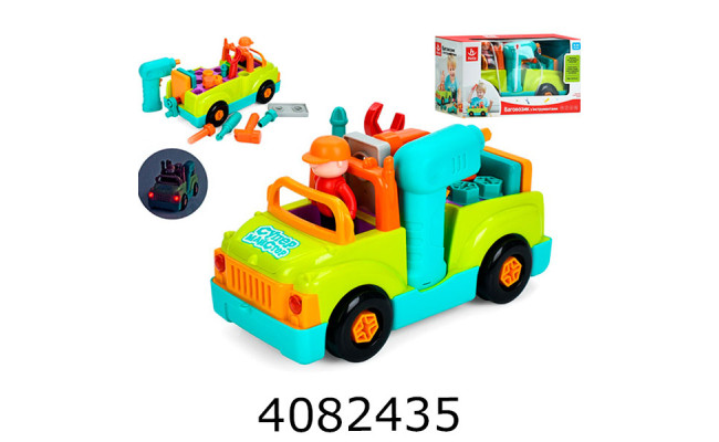 Конструктор з викруткою машина Hola в коробці 30см (24) 6109