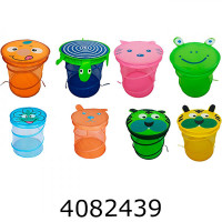 Корзина для іграшок кришка(липучка) 8 видів в кульку 40*40*42см (30) MR 1299