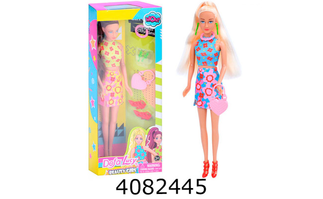 Лялька Defa в коробці сумка взуття прикраси 2 види 29см (36) DEFA 8511