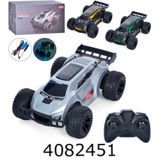 Машина радіо акум. в коробці протиударний корпус 3 кольори гум. колеса 27*16*10см (12) 9961