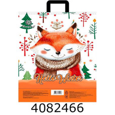 Пакет 38*41 см Новорічні лисичка (25/500)