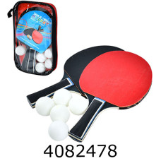 Тенісні ракетки 2 шт. + 5 м`ячики в чехлі (25) MS 4594
