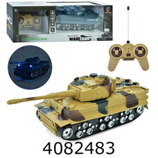 Танк радіо батар. в коробці 2 види муз. світло 43*14*12см (18) 369-34-36