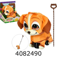 Собачка м'яка іграшка каталка на палці муз. звук. плюш. в коробці 23*23*14 (18) M 6244 I UA