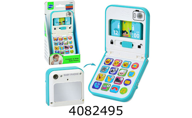 Муз. розв. Розумний телефон звук(англ.) звуки тварин рех.детал на батар. 23*23*14см (24) HE8972