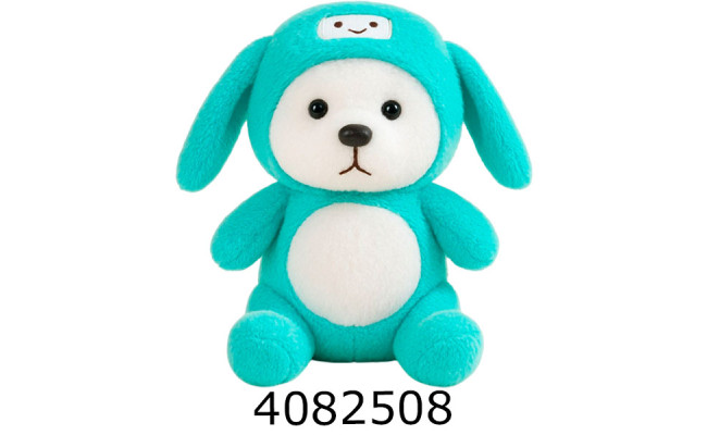 Ведмедик з капюшоном 20 см бірюза 509-24-300-4