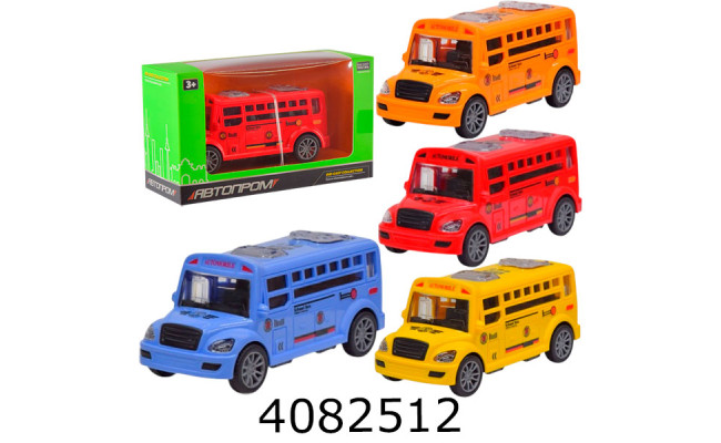 Автобус метал. Автопром 16*9*6см (60/120) AP7475
