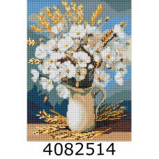 Алмазна мозаїка 30*40 квіти 