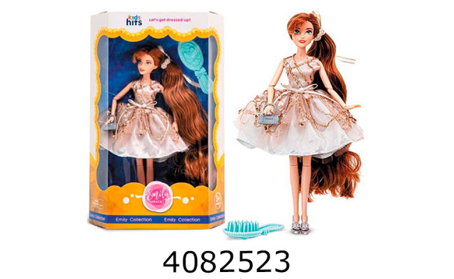 Лялька Барбі Emily в коробці на шарнірах + аксесуари 29см (24) KH23/007