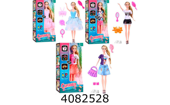 Лялька Барбі в коробці мікс видів 32*5*15см (36/72) KQ195/195B/195C