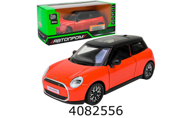 Машинка метал. Mini Cooper муз. світ. відкр. двері Автопром (24/48) 68740(O)