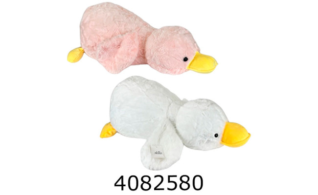 Качка-обіймусь 60см м'яка іграшка  мікс кольорів 4-107