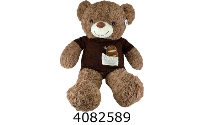 Ведмідь 75см у светрі м'яка іграшка коричневий 4-80
