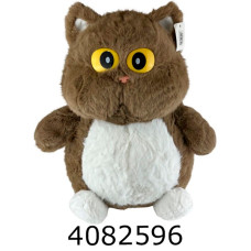 Кіт 45 см м'яка іграшка коричневий 4-88
