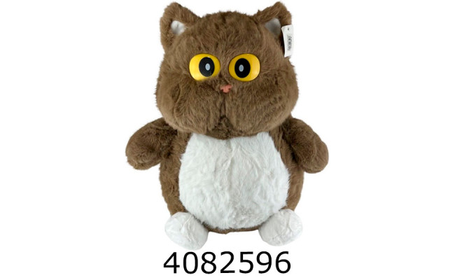 Кіт 45 см м'яка іграшка коричневий 4-88