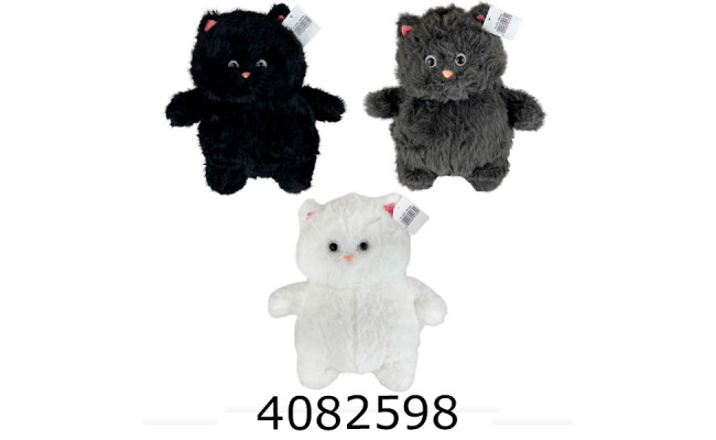 Кіт 30 см м'яка іграшка мікс кольорів 4-101