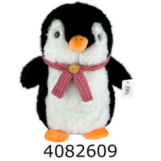 Пінгвін 35 см з шарфом м'яка іграшка 4-96