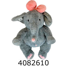 Слон 65 см м'яка іграшка сірий 4-99