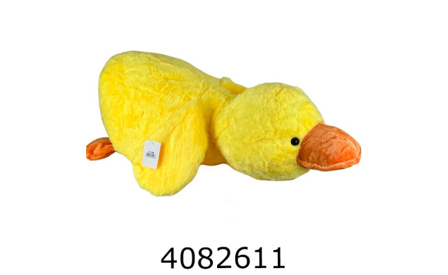 Качка-обіймусь 85см м'яка іграшка жовта 4-108