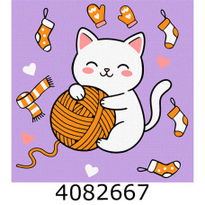 Картина по номерам 25*25см 