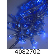 Гірлянда ел. 400 LED проз. провід синій 1140-02
