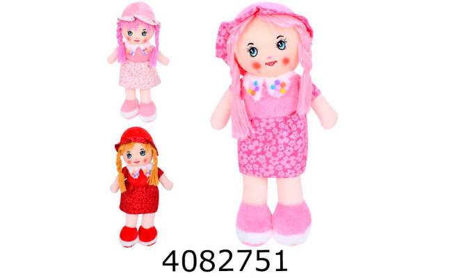 Лялька в кульку м'яконабивна петелька 3 кольори 38*17*10см (54) FG240408152A-1