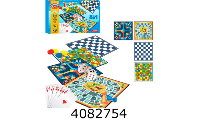 Шахи 8 в 1 в коробці 38*25*5см (18) TG 004