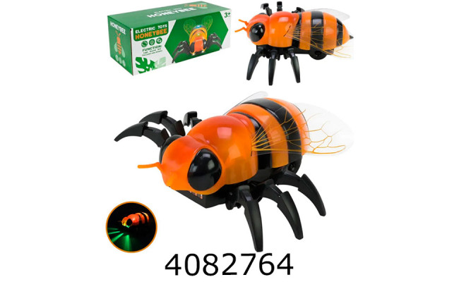 Муз. Бджола на батар. в коробці світло 19*8*7см(60/120) HC040