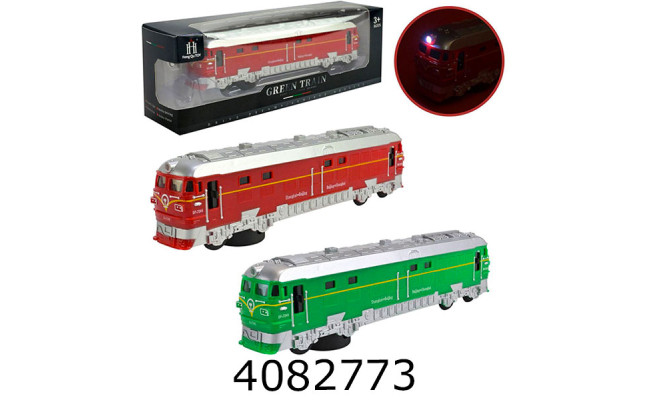 Потяг на батар. світлозвук в коробці  23*3*6см (18/36) 731-28K